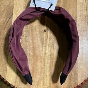 NWT a.n.a Women's Hair Accessories Headband Maroon/Wine Red One Size‎